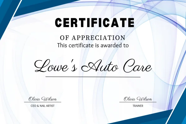 Lowe's Auto Care