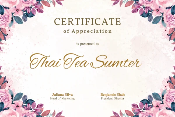 Thai Tea Sumter