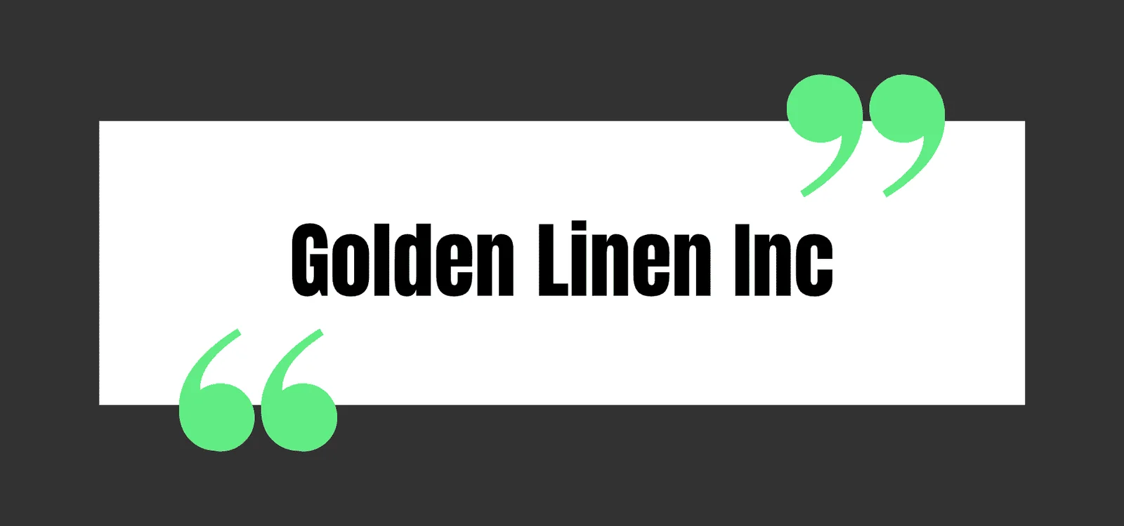 Golden Linen Inc