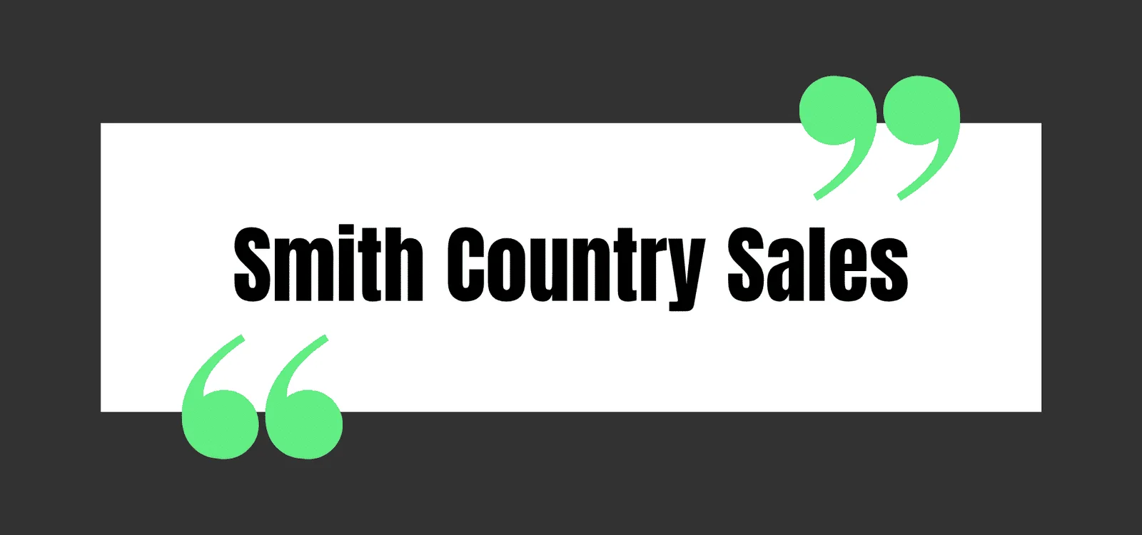 Smith Country Sales